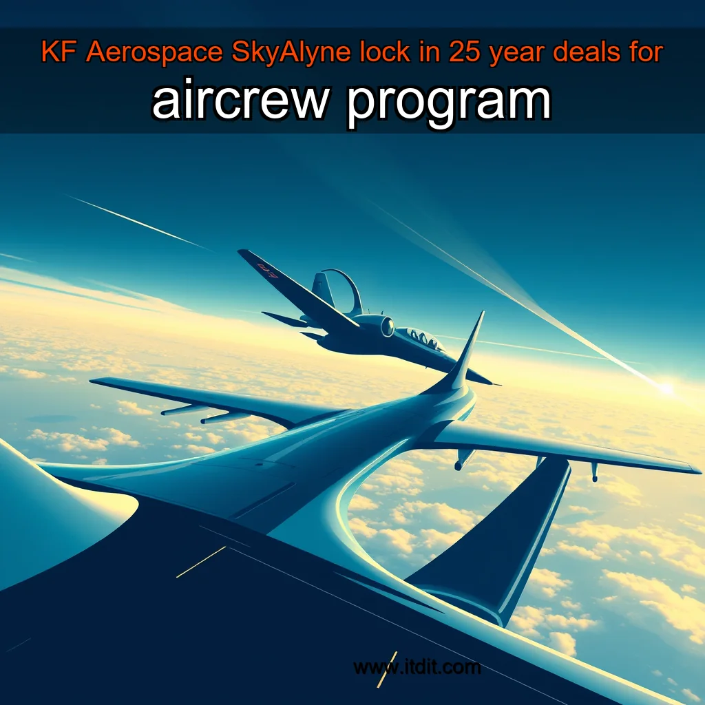 You are currently viewing KF Aerospace  SkyAlyne lock in 25  year deals for aircrew program