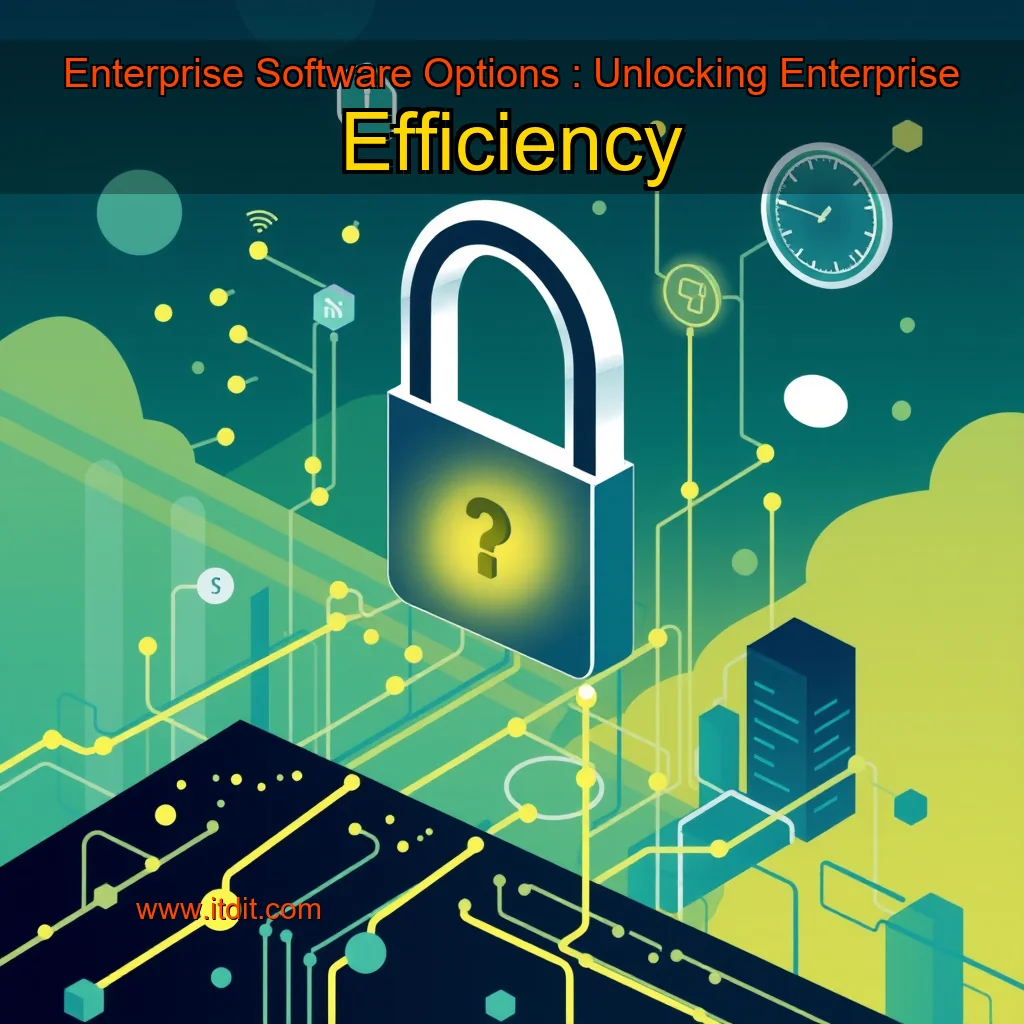 Read more about the article Enterprise Software Options : Unlocking Enterprise Efficiency