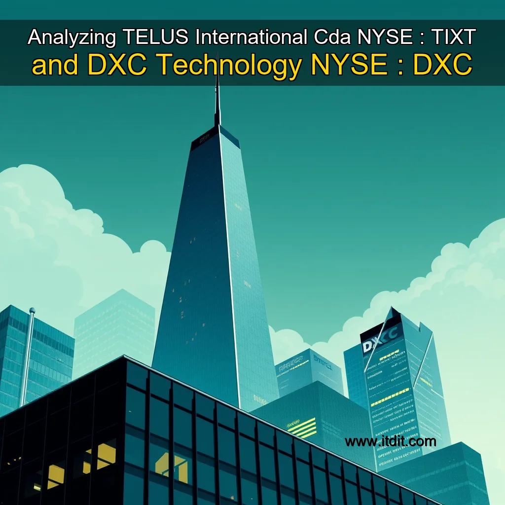 You are currently viewing Analyzing TELUS International  Cda   NYSE : TIXT  and DXC Technology  NYSE : DXC