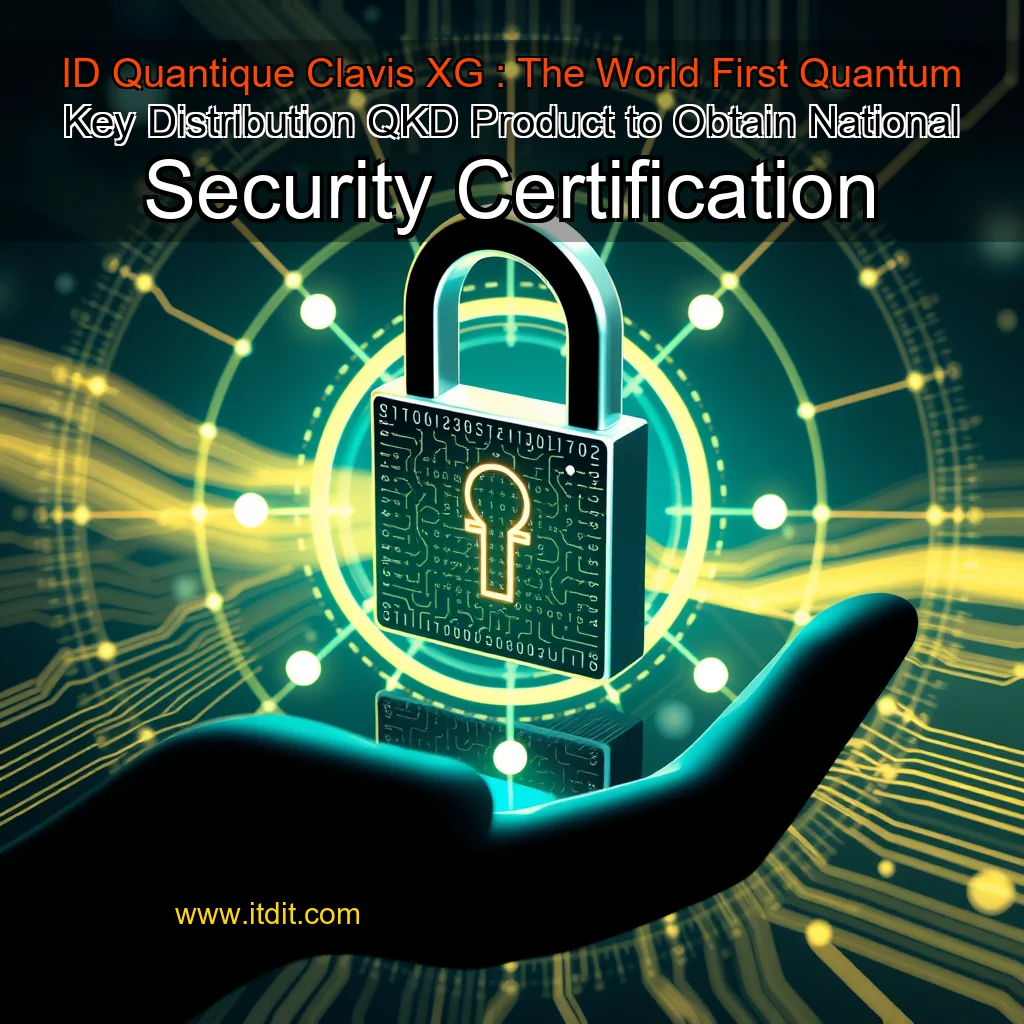 You are currently viewing ID Quantique Clavis XG : The World First Quantum Key Distribution  QKD  Product to Obtain National Security Certification