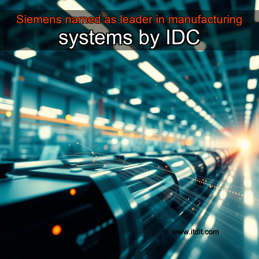 You are currently viewing Siemens named as leader in manufacturing systems by IDC