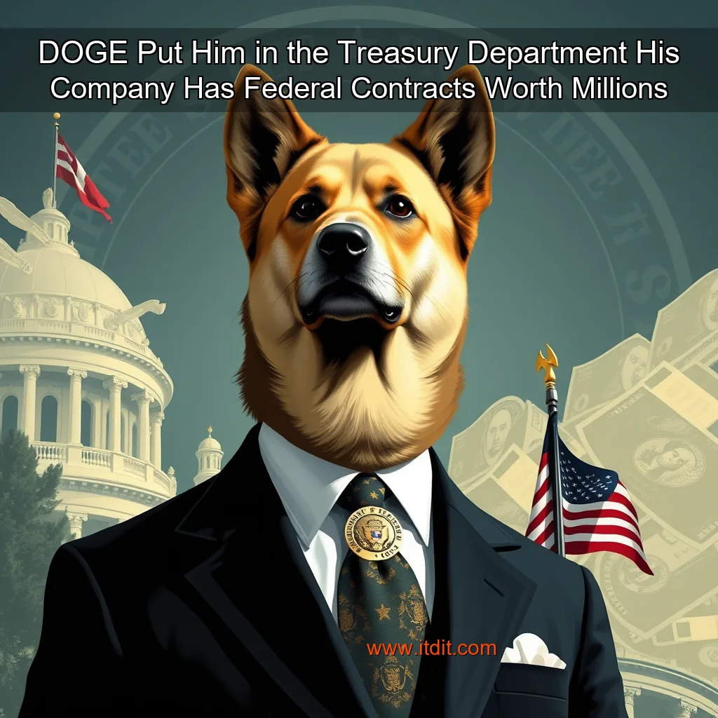 Read more about the article DOGE Put Him in the Treasury Department  His Company Has Federal Contracts Worth Millions