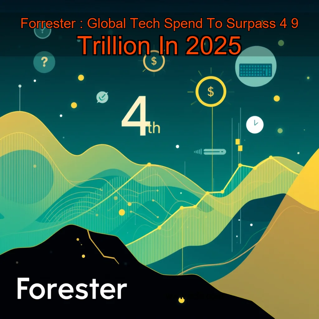 Read more about the article Forrester : Global Tech Spend To Surpass 4  9 Trillion In 2025