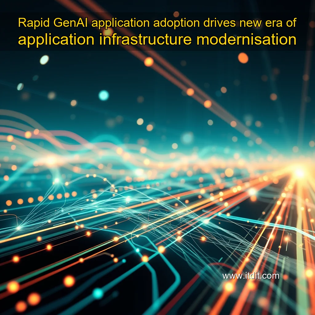 Read more about the article Rapid GenAI application adoption drives new era of application  infrastructure modernisation