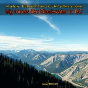 Read more about the article JV article : PSA and Pronto Xi ERP software power big mines like Blackwater in BC
