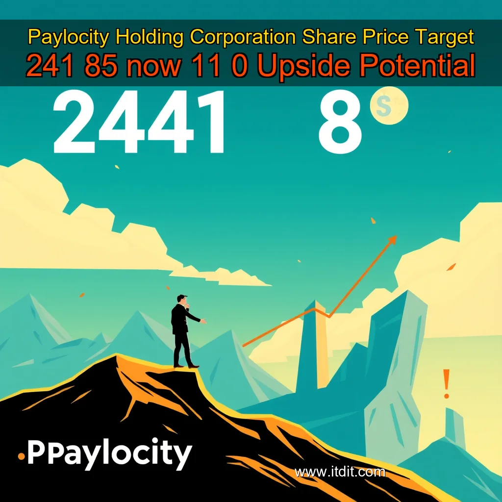 Read more about the article Paylocity Holding Corporation Share Price Target 241  85  now 11  0  Upside Potential