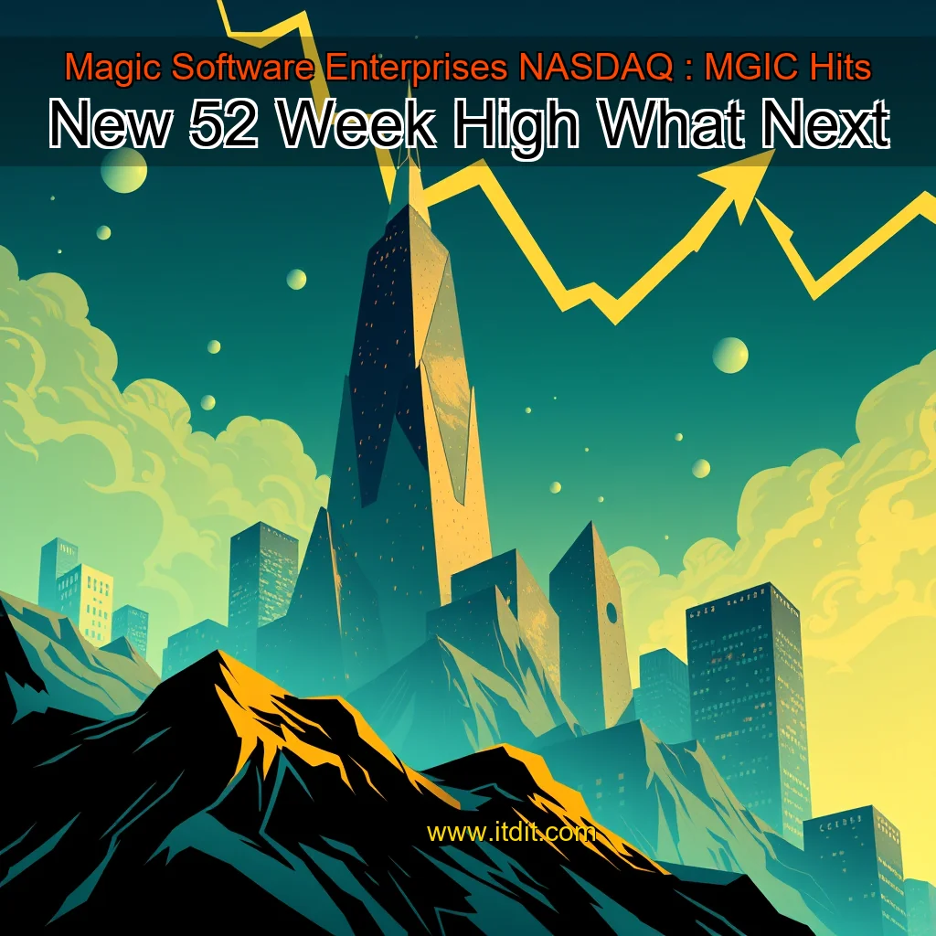 Read more about the article Magic Software Enterprises  NASDAQ : MGIC  Hits New 52  Week High  What Next