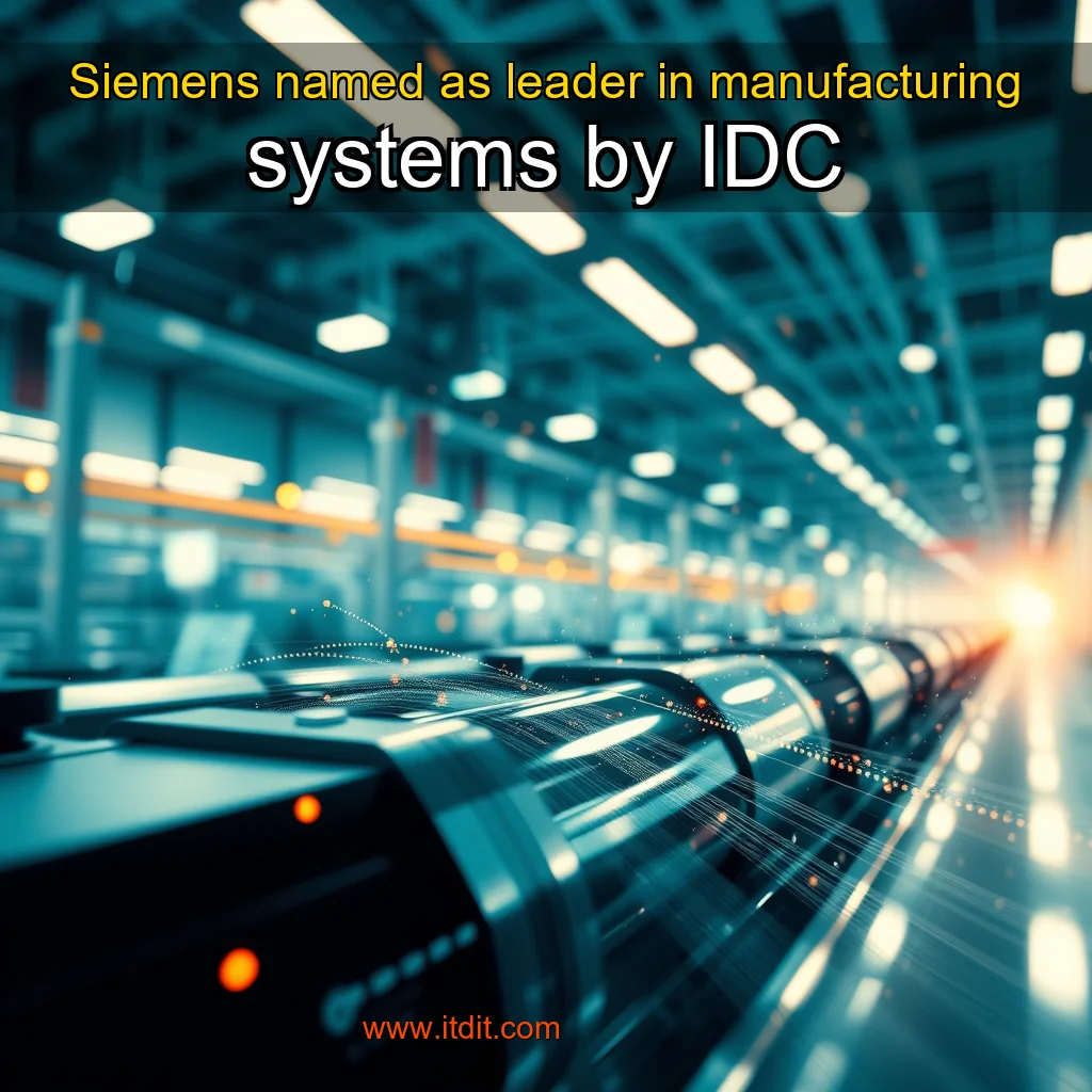 You are currently viewing Siemens named as leader in manufacturing systems by IDC