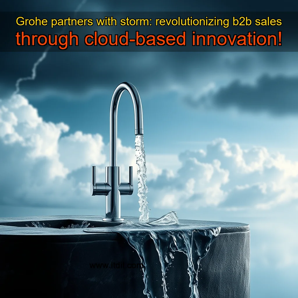 You are currently viewing Grohe partners with storm: revolutionizing b2b sales through cloud-based innovation!