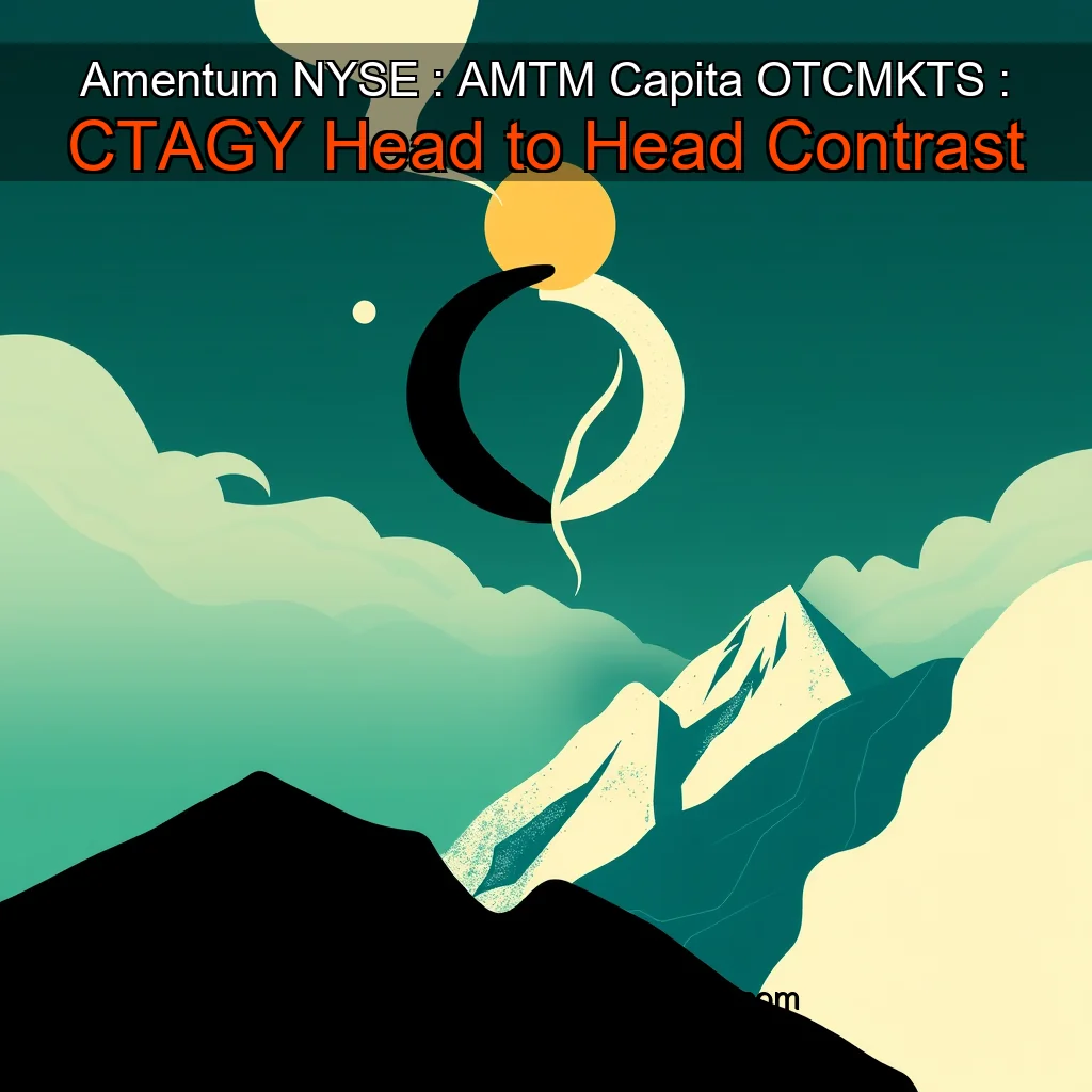 Read more about the article Amentum  NYSE : AMTM   Capita  OTCMKTS : CTAGY  Head to Head Contrast