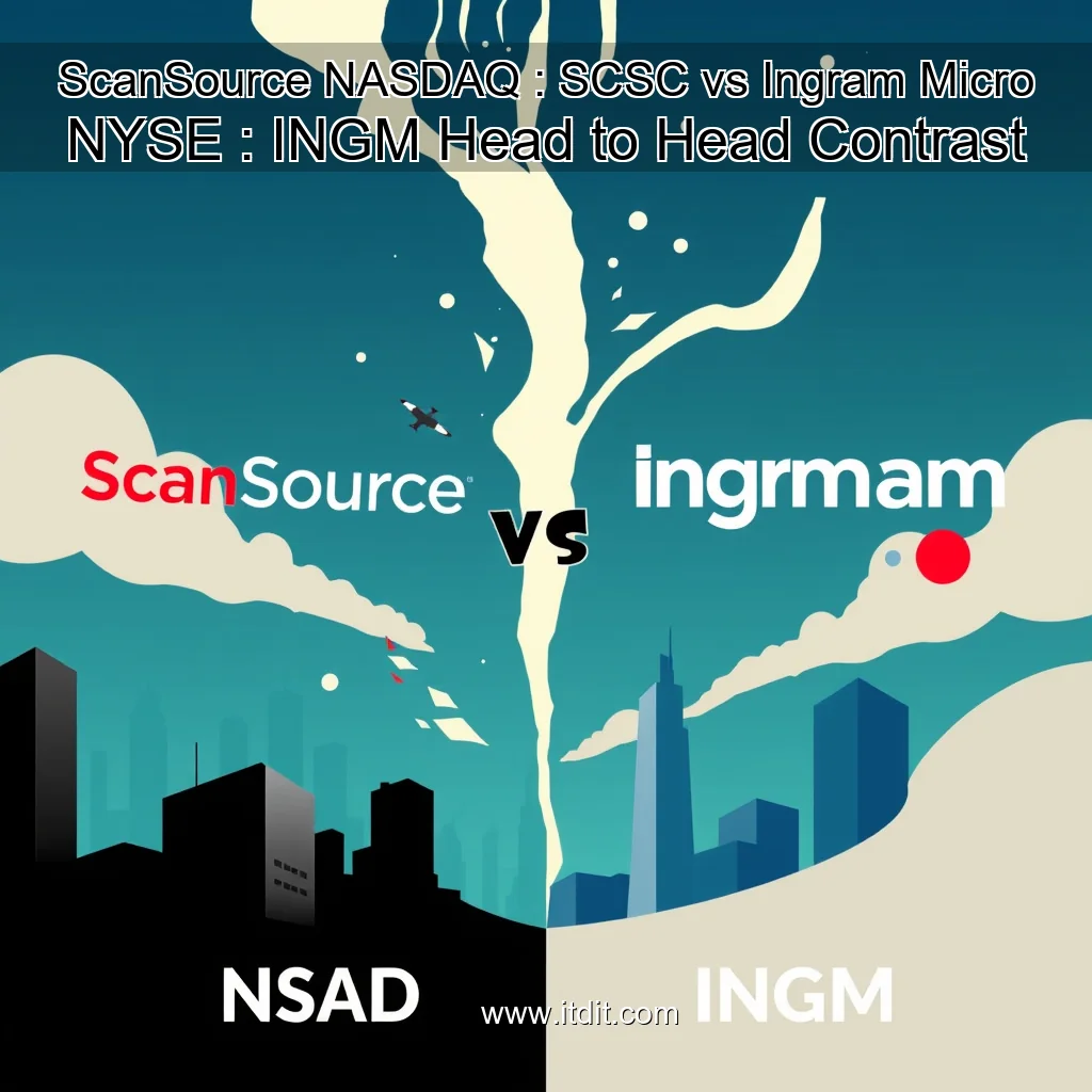 You are currently viewing ScanSource  NASDAQ : SCSC  vs  Ingram Micro  NYSE : INGM  Head to Head Contrast