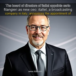 Read more about the article The board of directors of italtel appoints carlo filangieri as new ceo: italtel, a broadcasting company in italy, announces the appointment of carlo filangieri as its new ceo.