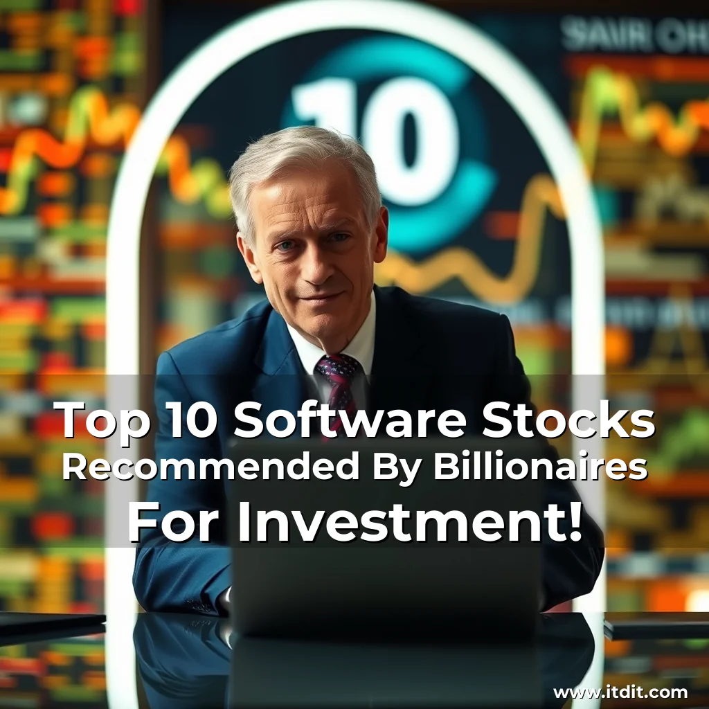 Read more about the article Top 10 Software Stocks Recommended By Billionaires For Investment!