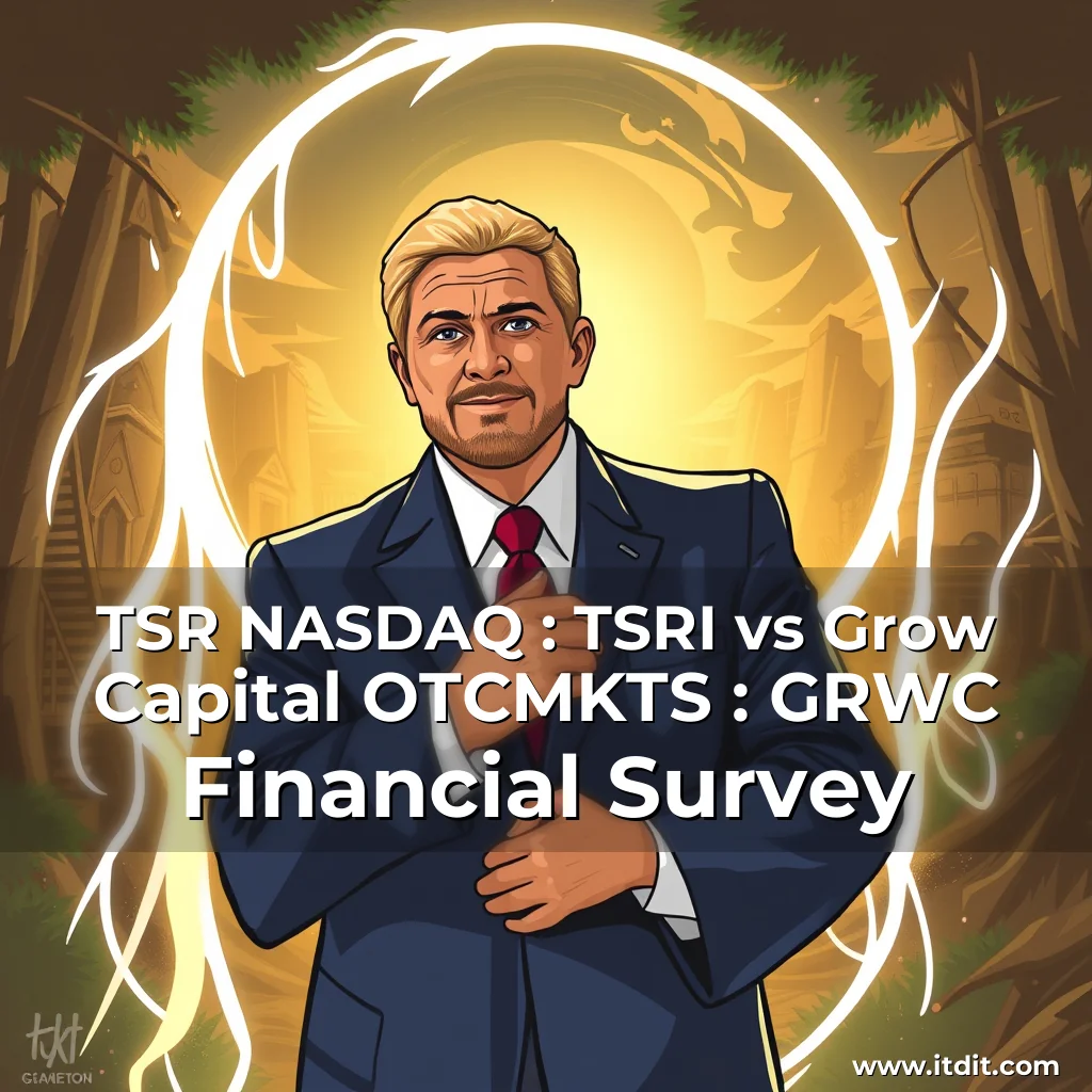 Read more about the article TSR  NASDAQ : TSRI  vs  Grow Capital  OTCMKTS : GRWC  Financial Survey