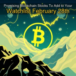 Artistic representation for Promising Blockchain Stocks To Add to Your Watchlist February 28th