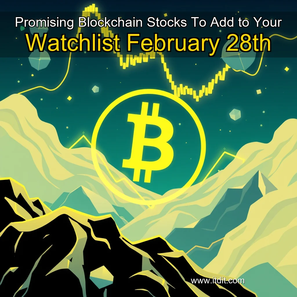 Read more about the article Promising Blockchain Stocks To Add to Your Watchlist  February 28th