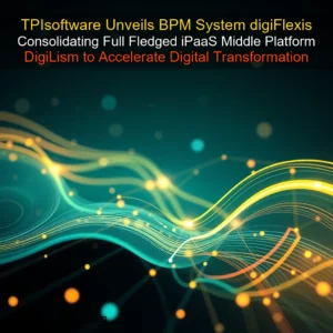 Artistic representation for TPIsoftware Unveils BPM System digiFlexis Consolidating Full Fledged iPaaS Middle Platform DigiLism to Accelerate Digital Transformation