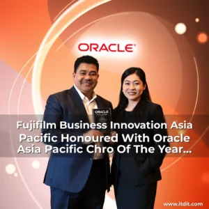 Artistic representation for Fujifilm Business Innovation Asia Pacific Honoured With Oracle Asia Pacific Chro Of The Year Award At 2023 Asia Pacific Hr Leaders Summit!