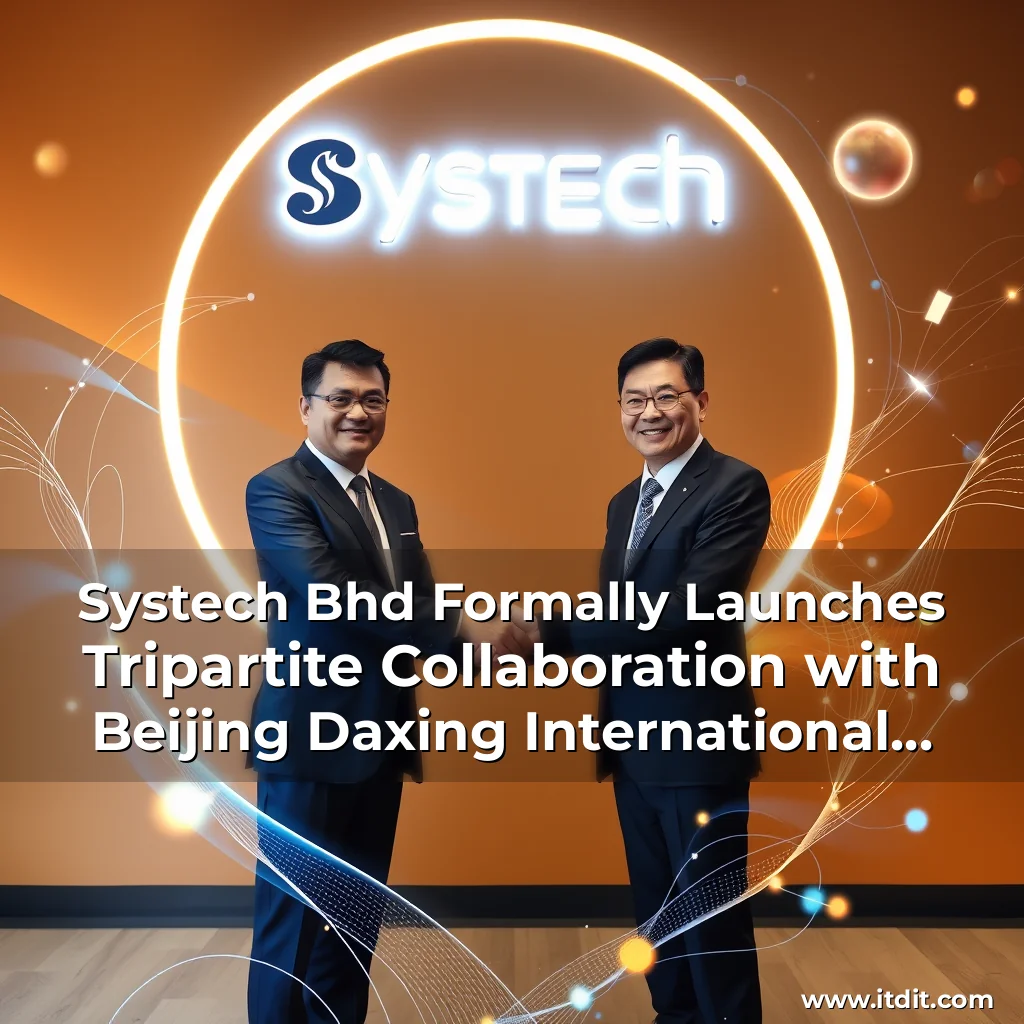 Read more about the article Systech Bhd Formally Launches Tripartite Collaboration with Beijing Daxing International Business Service Co., Ltd. and Permodalan Kedah Berhad to Boost Cross-Border AI Development