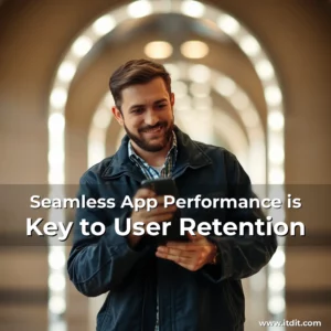 Artistic representation for Seamless App Performance is Key to User Retention