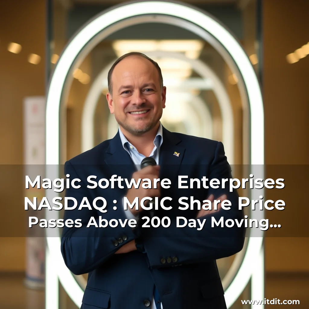 Read more about the article Magic Software Enterprises  NASDAQ : MGIC  Share Price Passes Above 200 Day Moving Average  Should You Sell