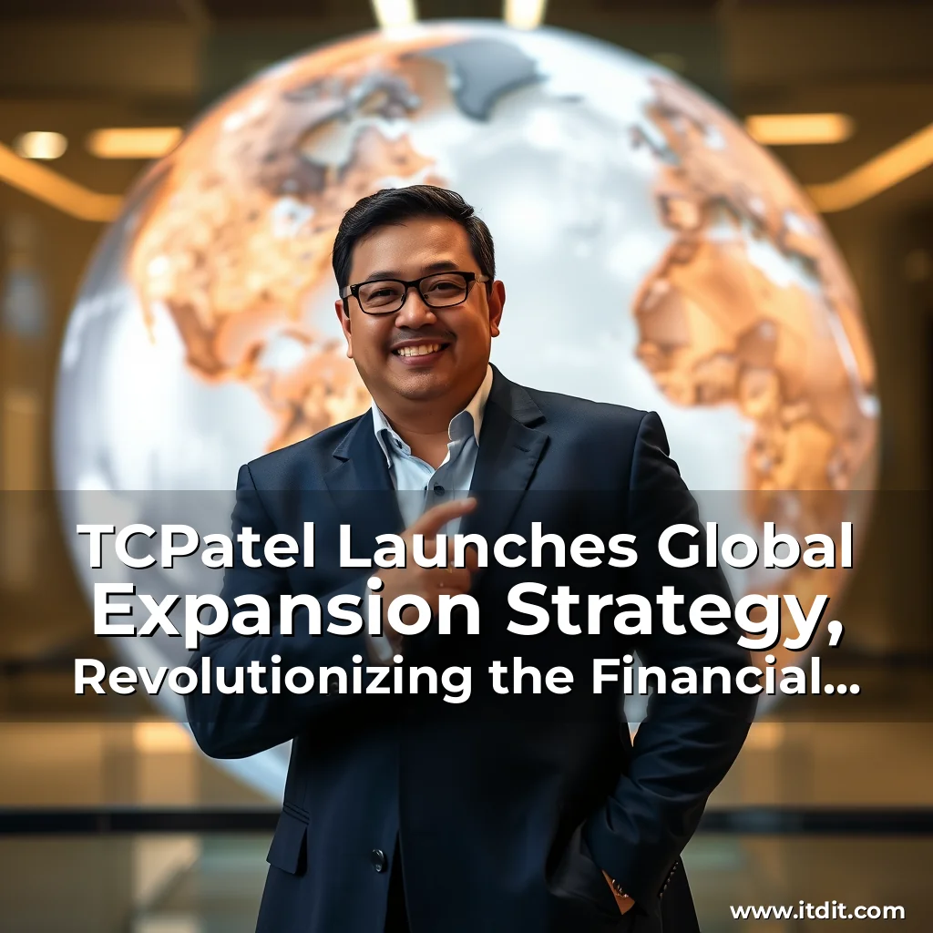 Read more about the article TCPatel Launches Global Expansion Strategy, Revolutionizing the Financial Industry