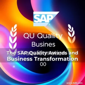 Artistic representation for The SAP Quality Awards and Business Transformation