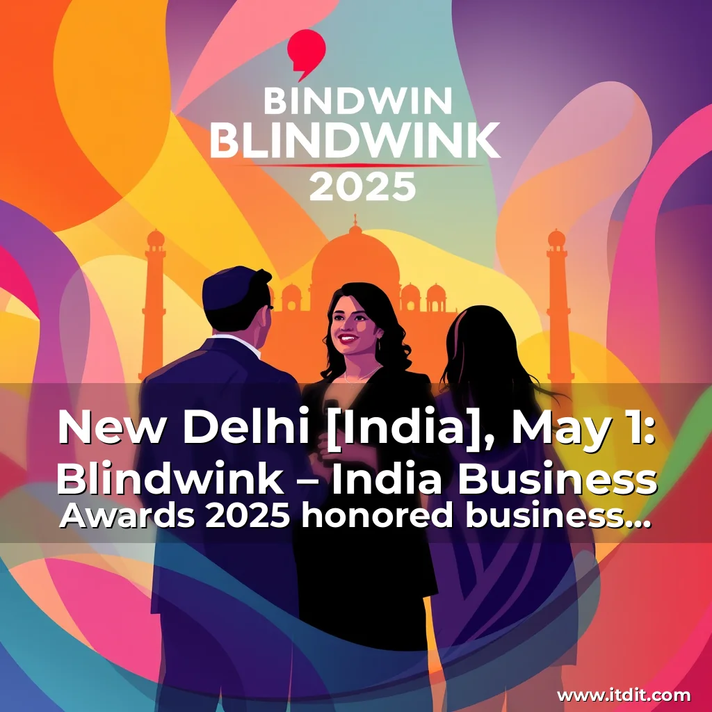 Read more about the article New Delhi [India], May 1: Blindwink – India Business Awards 2025 honored business achievers from diverse industries with Bipasha Basu as Chief Guest